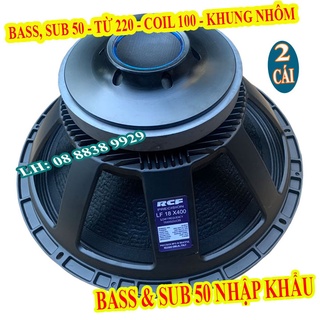 Cặp loa bass & sub 50 rcf từ 220 coil 100 nhập khẩu china - loa bass 5 tấc - giá 2 loa