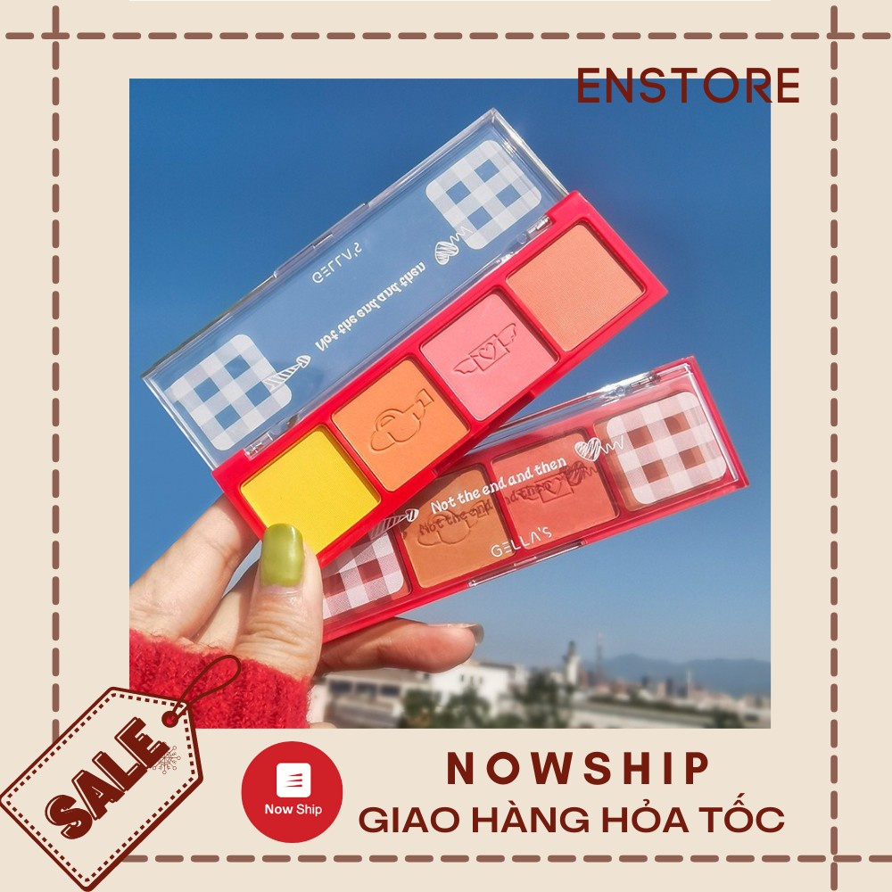 [GELLA] Bảng má hồng 4 ô Gella