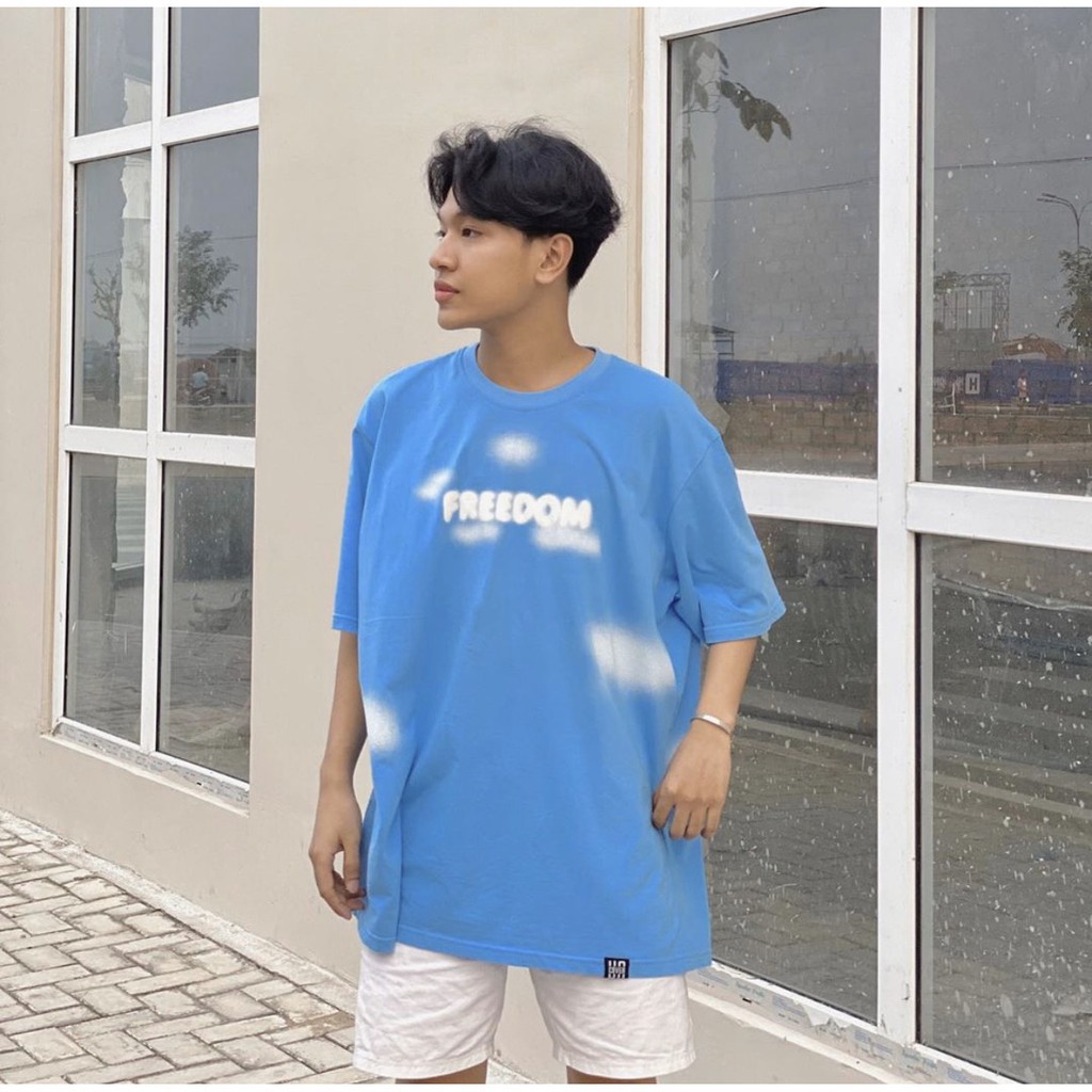 Áo thun FREEDOM UNCOVER form rộng tay lỡ unisex  nam nữ oversize đẹp ulzzang Hàn Quốc 2020