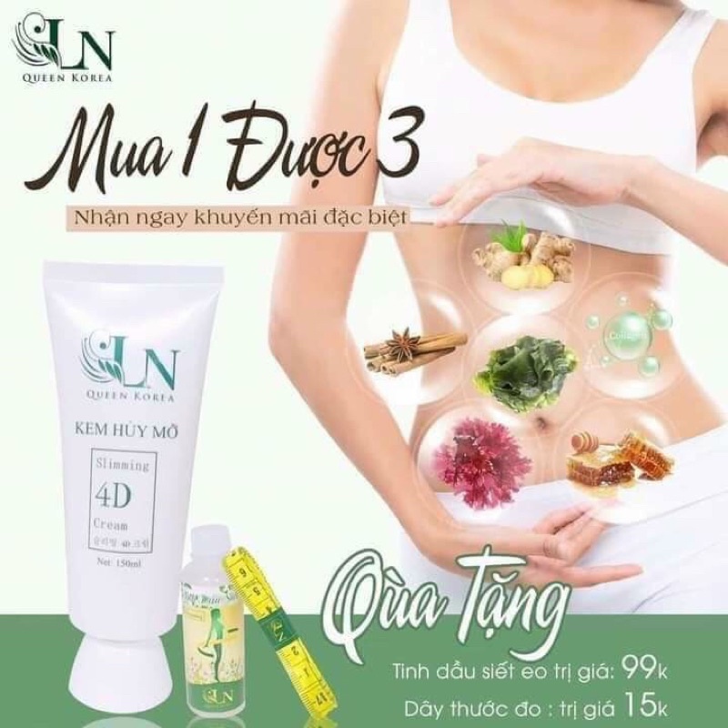 kem Huỷ Mỡ SLIMMING 4D