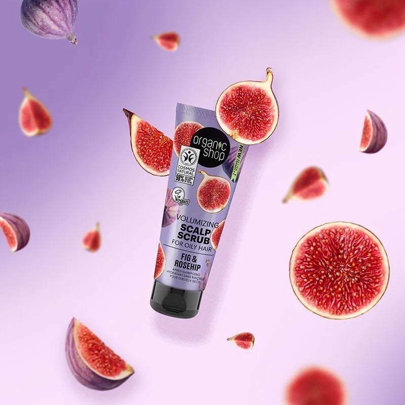 Tẩy Tế Bào Chết Da Đầu Organic Shop Fig &amp; Rosehip