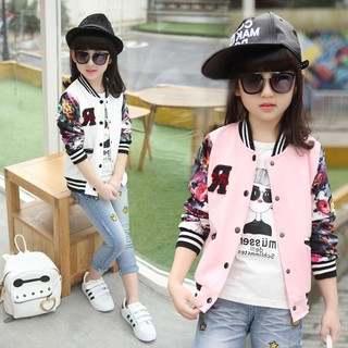🍉Áo khoác bomber cool ngầu cá tính cho bé gái🍉