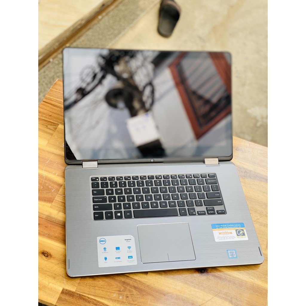 Laptop Dell N7568, i7 6500U 8G SSD256 4K Đèn Phím Touch Lật Xoay 360 độ Đẹp zin Giá rẻ | BigBuy360 - bigbuy360.vn
