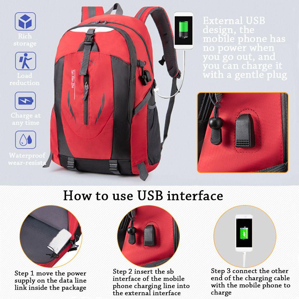 NIUYOU Ba Lô Du Lịch Dung Tích 60L Chất Lượng Tiện Lợi