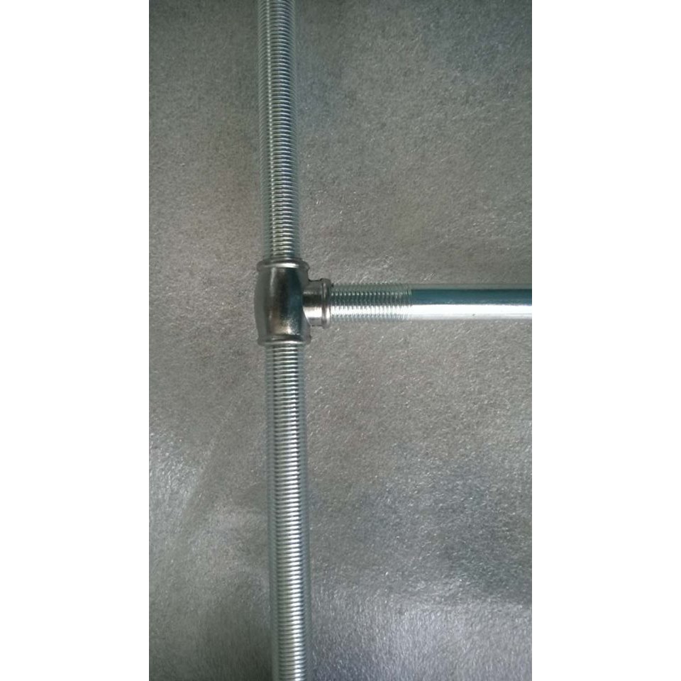 Phụ kiện DIY đèn trang trí đầu nối thanh ren ba đầu M10