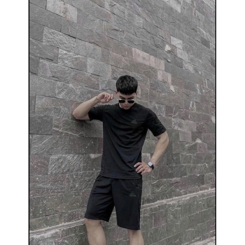 BNA24 BỘ ĐÙI NAM TRƠN THÊU DA.S 2 MÀU XANH ĐEN | BigBuy360 - bigbuy360.vn