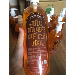 NƯỚC RỬA CHÉN QUẾ TRÀ BỒNG CHAI 1LIT