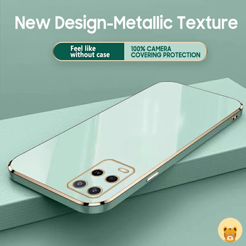 Ốp Điện Thoại Mạ Điện 7 Màu Sang Trọng Đơn Giản Dành Cho Oppo A54