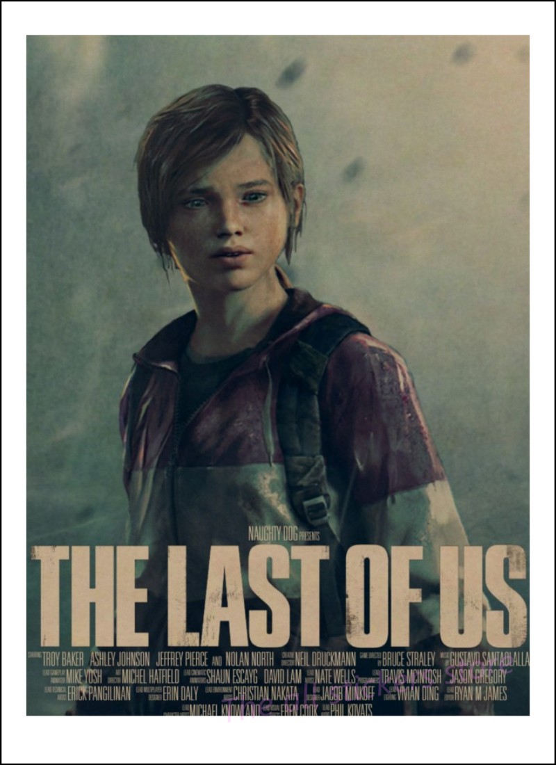 Áp Phích Dán Tường Trang Trí Nội Thất Hình Game The Last Of Us