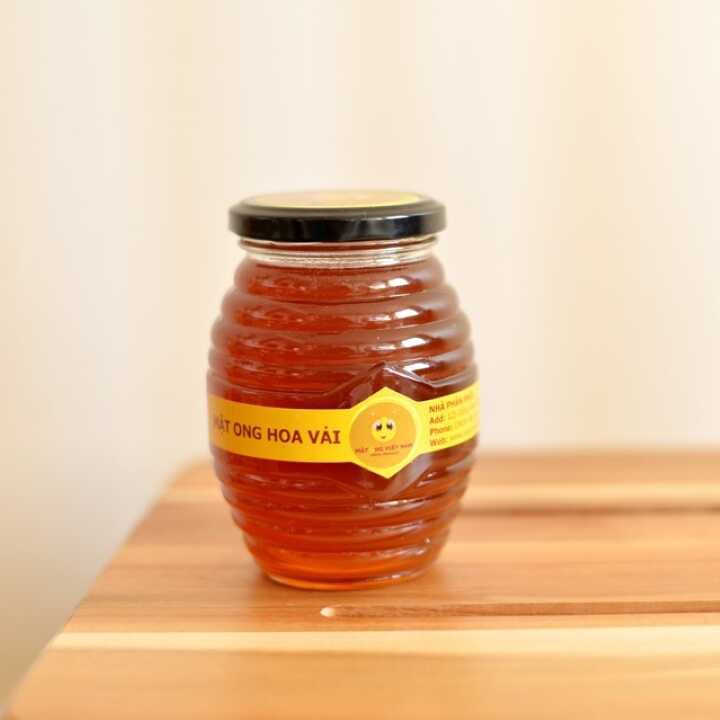 Hũ thủy tinh 100ML (combo 10 hũ) mẫu con ong nắp thiếc đen – Đựng mật ong, yến chưng, dầu dừa, sữa chua, hũ gia vị