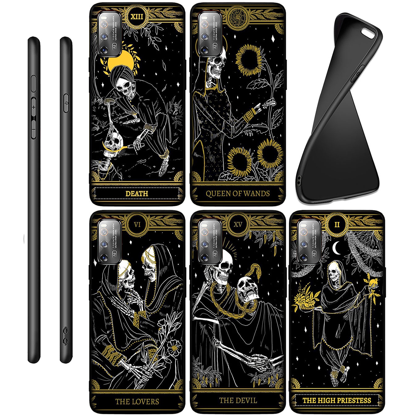 Ốp Điện Thoại Silicon Mềm Họa Tiết Lá Bài Tarot Divination Cho Iphone Xr X Xs Max 7 8 6 6s Plus + 6plus 7plus 8plus