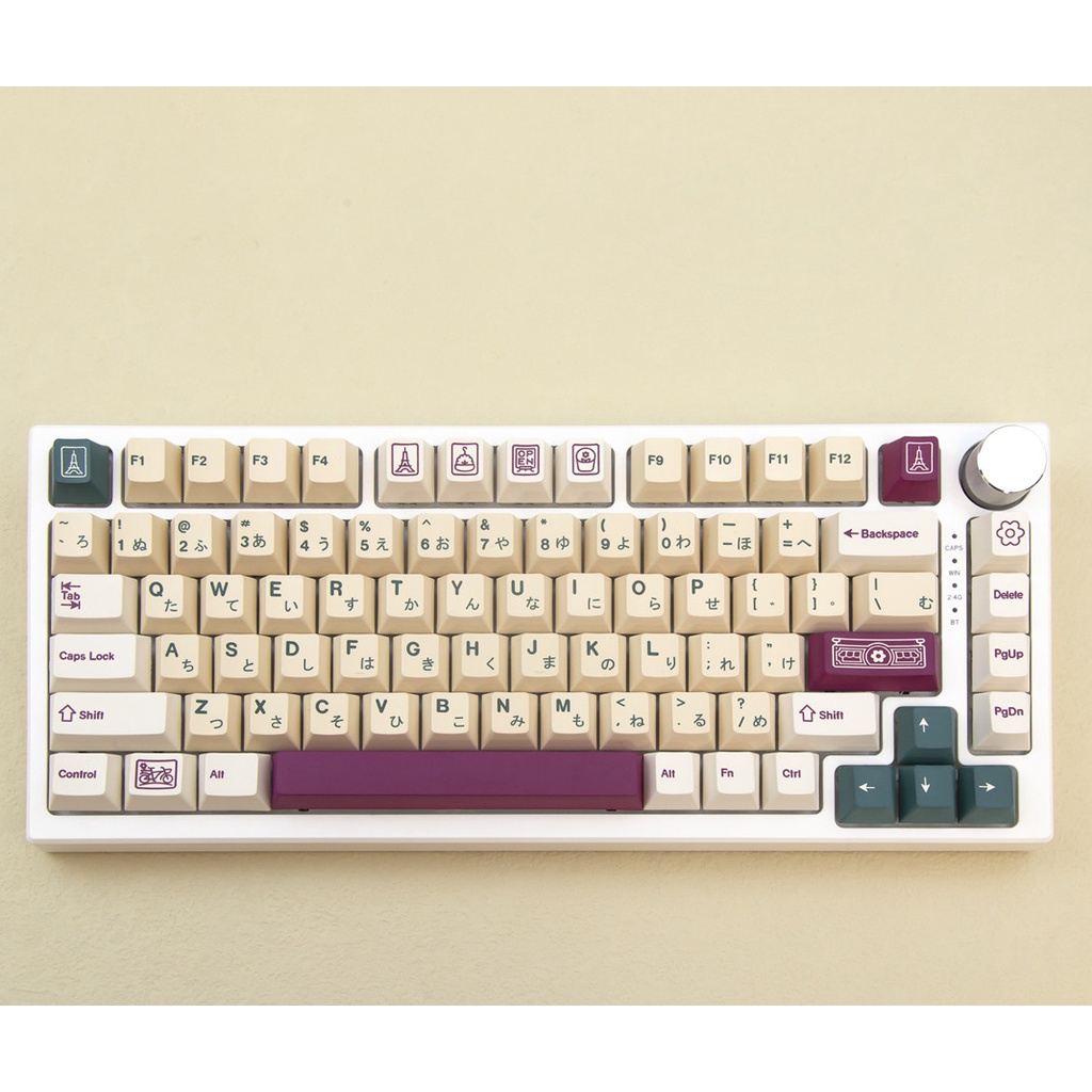 GMK Fleuriste Keycaps Cherry Profile 143 Phím PBT Dye Sub Bàn phím cơ Keycaps