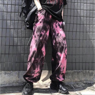 Quần jogger loang màu hồng đen (hàng có sẵn đủ size)