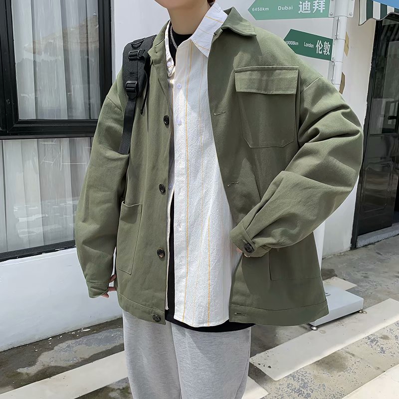 Áo Khoác Thời Trang Mùa Thu Nhật Bản Dành Cho Nam / Size S-2xl | BigBuy360 - bigbuy360.vn