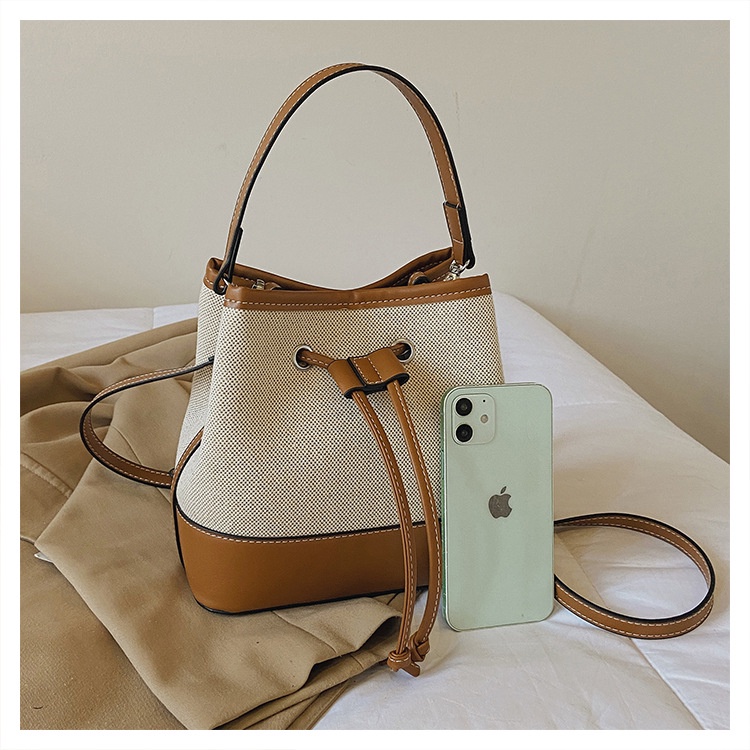 Túi nữ thời trang bucket - Canvas - Rút