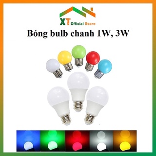 Bóng Đèn Led Búp Tròn Kín Chống Nước 3W, Bóng Chanh Đèn Led 1W,Bóng Dây Đui Ngoài Trời,Thả Đèn Lồng