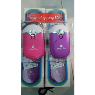 Quạt sấy mi có gương soi