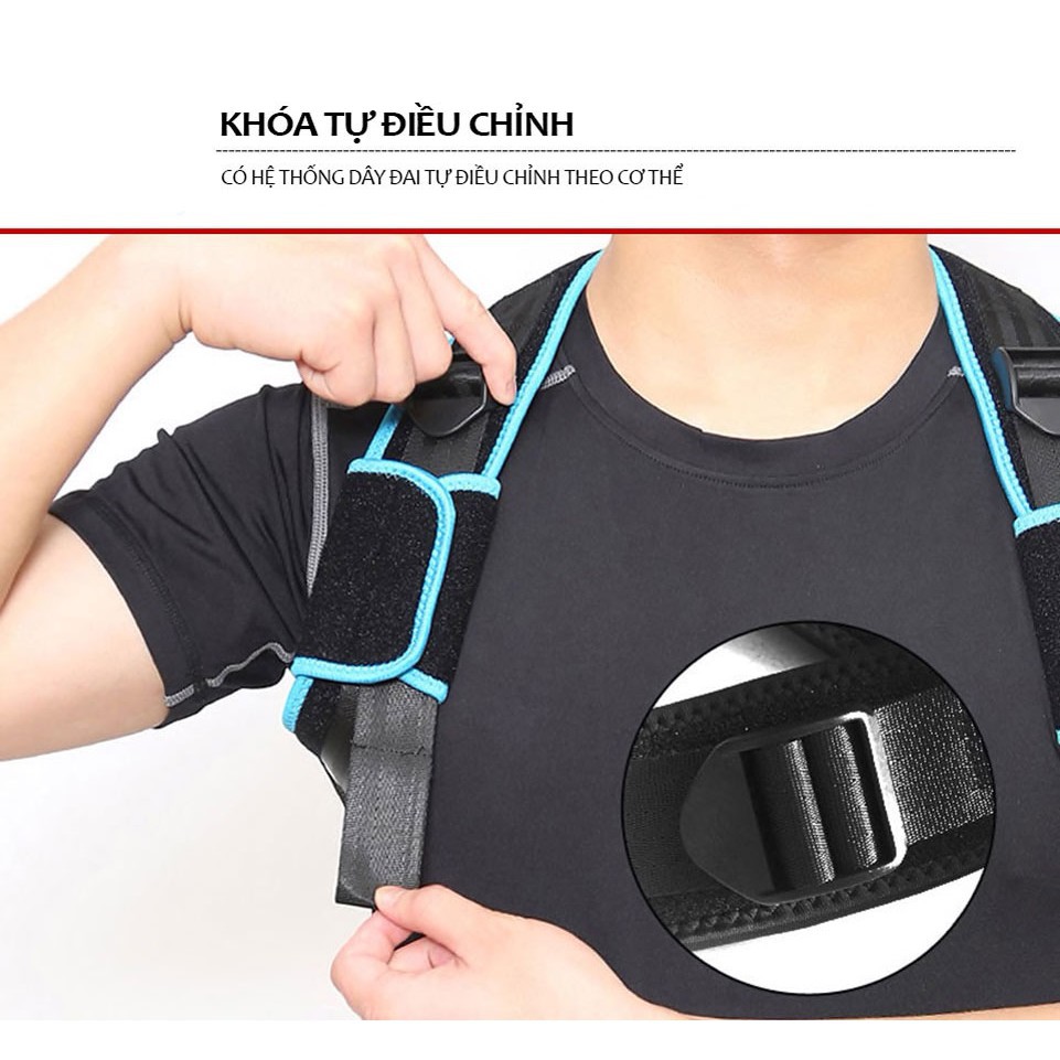 Đai cố định xương đòn, chỉnh gù lưng, vẹo cột sống Aolikes AL3104 - AL3104
