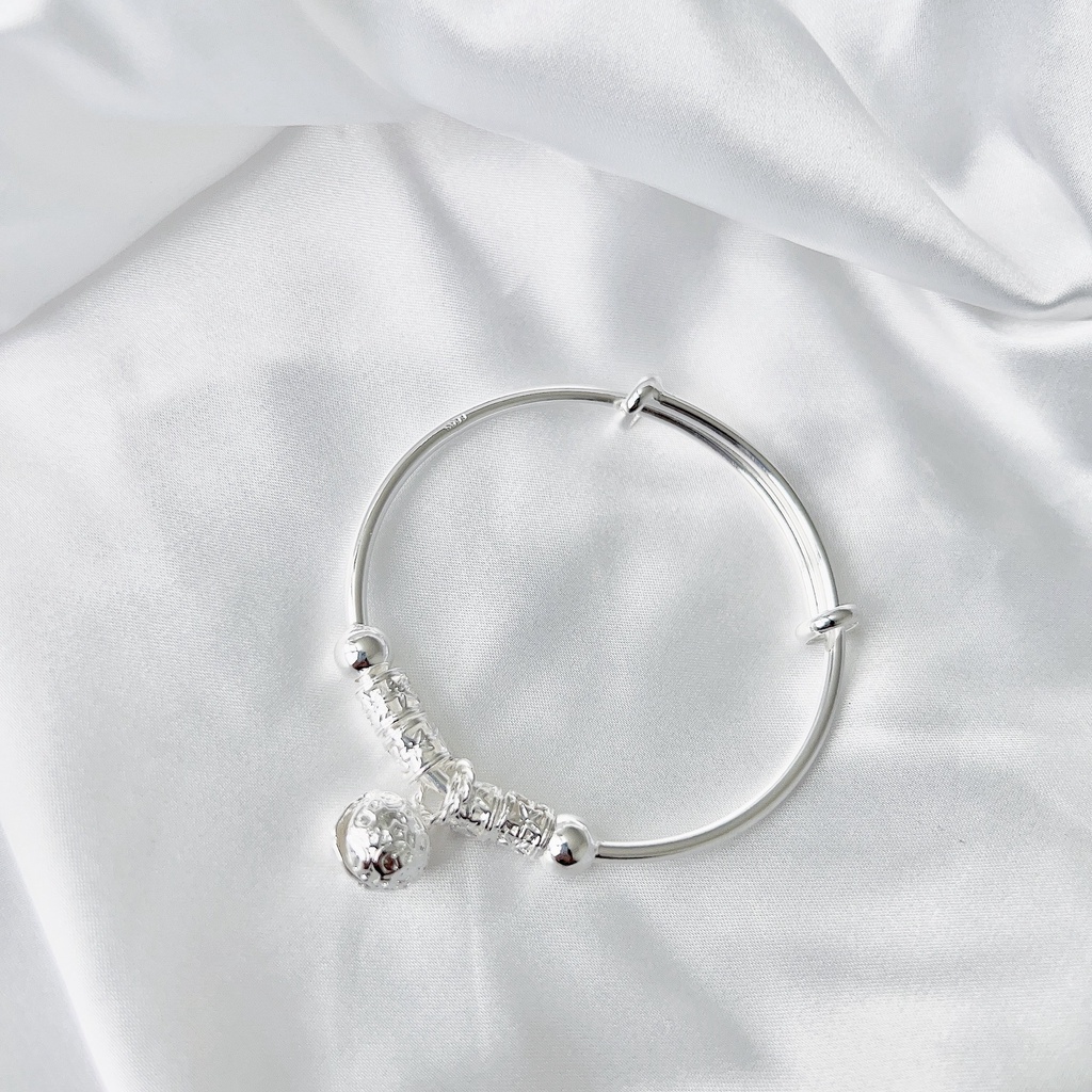 BÁN LỖ_ Vòng tay bạc nữ S925 kèm chuông Sunflower SUN11 | BigBuy360 - bigbuy360.vn