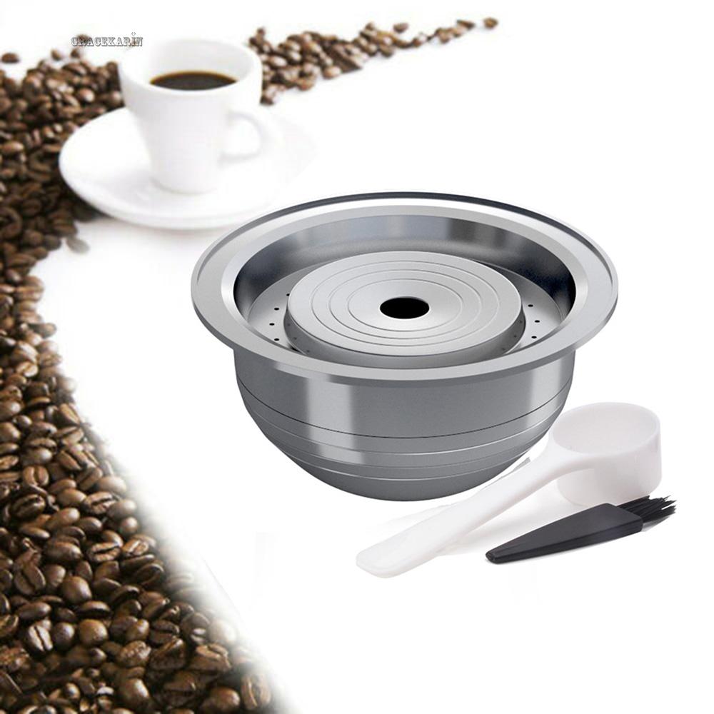 Bộ Lọc Cà Phê Tái Sử Dụng Được Bằng Thép Không Gỉ 70ml Cho Máy Pha Cà Phê Nespresso Vertusso Vertuo