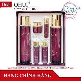 Bộ dưỡng cải thiện nếp nhăn săn chắc da OHUI Collagen Age Recovery Set