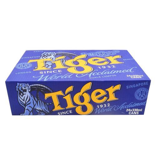 [Mã GROMST5 giảm 10% đơn 199K] Bia Tiger thùng 24 lon x 330ml luôn mới