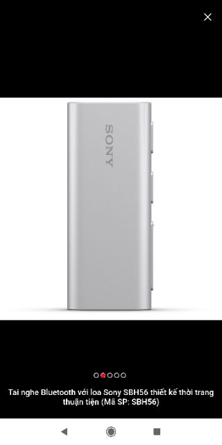 Tai nghe Bluetooth Sony SBH56