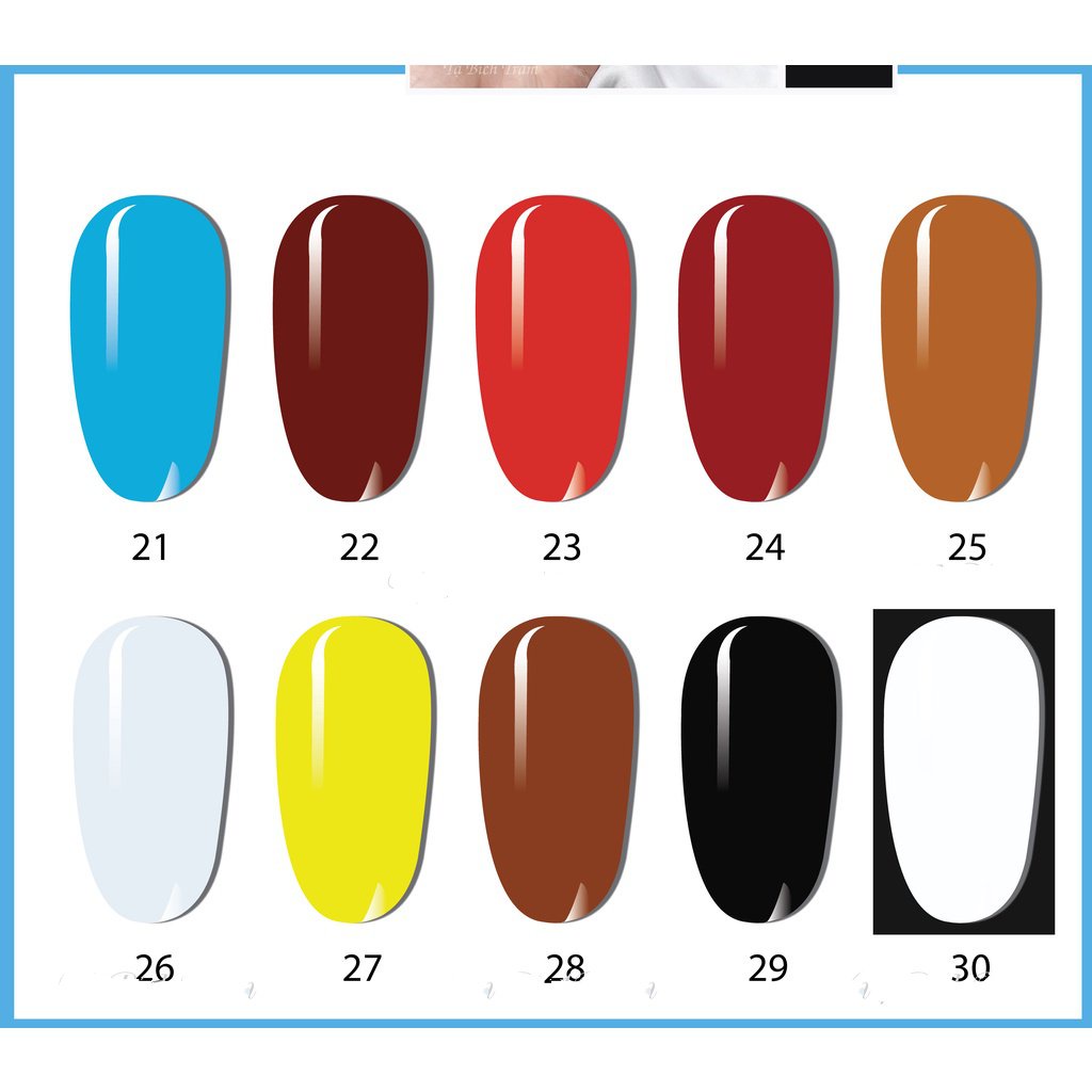 Set sơn gel, sơn móng tay 60 màu hàn quốc chọn lọc [Từ 21- 40]