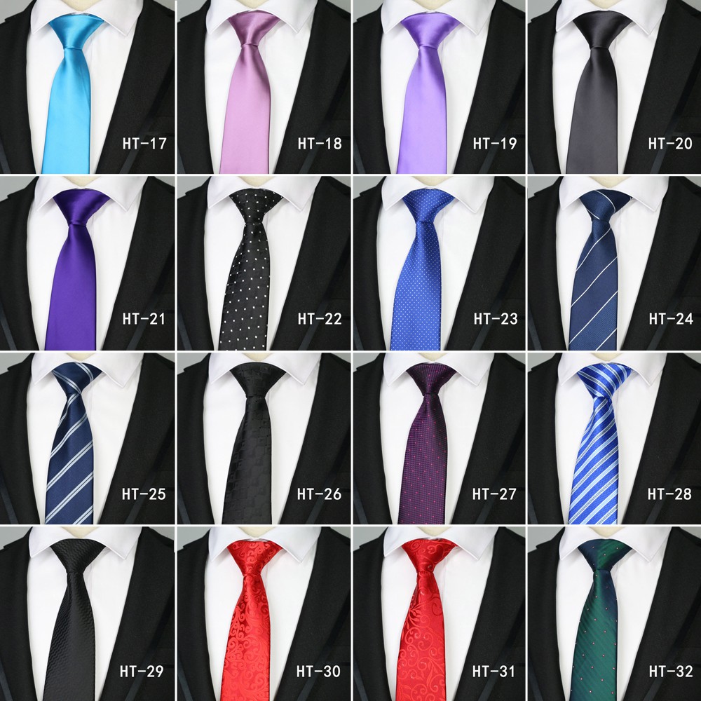 Cà Vạt Lụa Họa Tiết Sọc Ngang 7CM Thời Trang Cho Nam