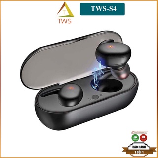 Tai nghe bluetooth không dây tws,tai nghe không dây nhét tai s4 tws 5.0 âm thanh hifi cho ios android -hatech66
