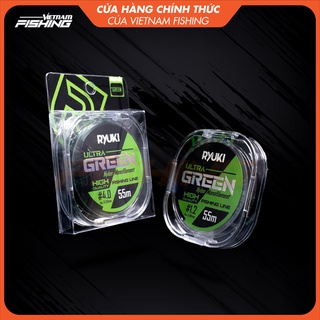  Dây Câu Cá RYUKI Ultra Green - Vietnam Fishing 