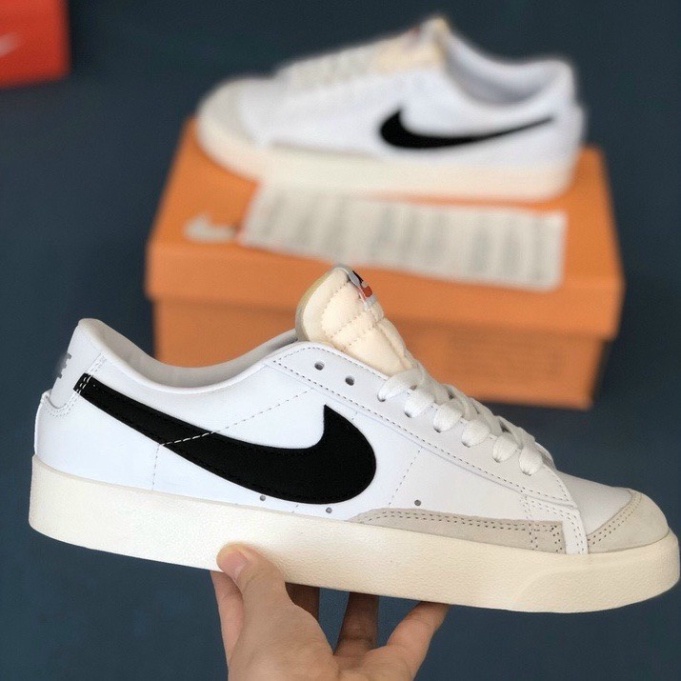 Giày Blazer Low 77 Vintage White Black hàng cao cấp Full Box Bill