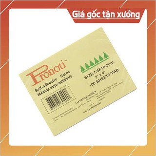 🔖🔖Giấy note vàng 3*4 Pronoti