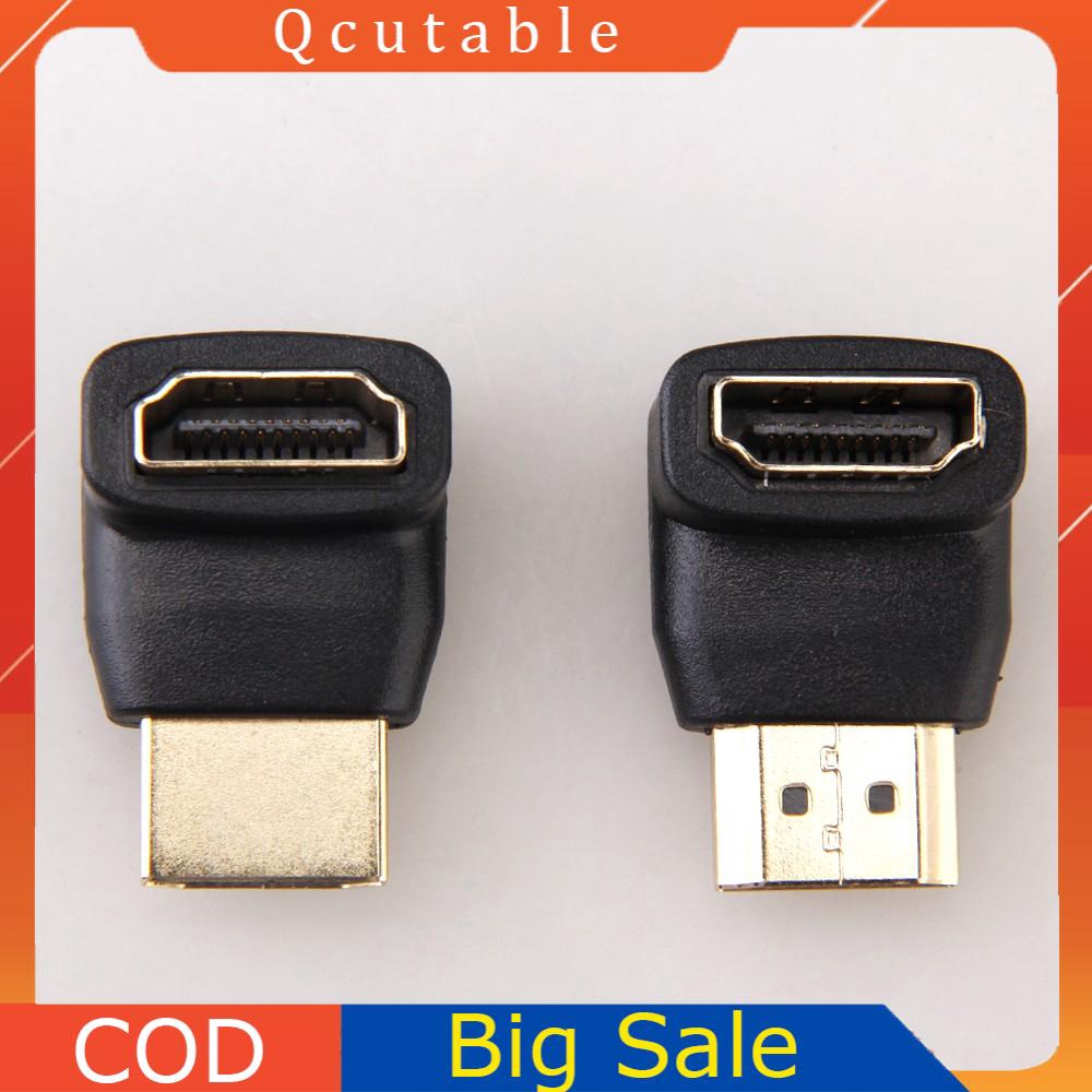 Đầu nối góc rộng 90 độ kết nối cáp HDMI đực sang cái