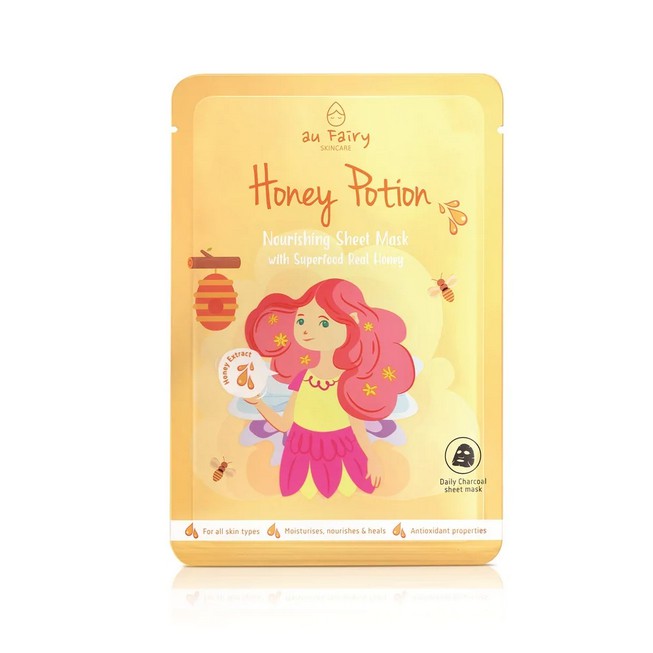 Mặt Nạ Đen Mật Ong AU FAIRY Honey Potion Mask 25ml-0514883