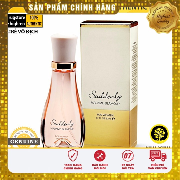 [Chính hãng] Nước Hoa Suddenly Madame Glamour 50ml Đức