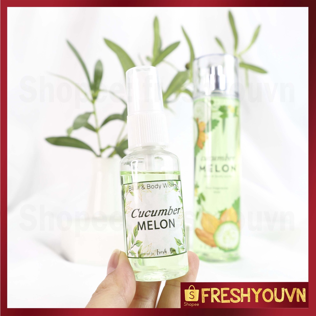Cucumber Melon - Xịt thơm toàn thân body mist Bath & Body Works khác  - Trái cây | BigBuy360 - bigbuy360.vn