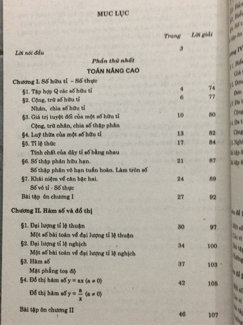 Sách - Toán nâng cao &amp; Các chuyên đề Đại số 7