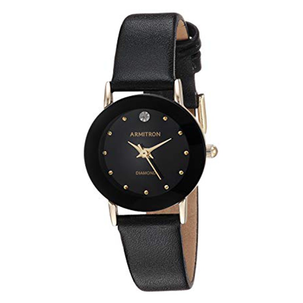Đồng hồ Nữ Armitron 75/2447BLK mặt tròn