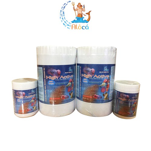 Khoáng chất High Active giúp tăng khả năng hấp thụ thức ăn cho cá rồng lọ 100g