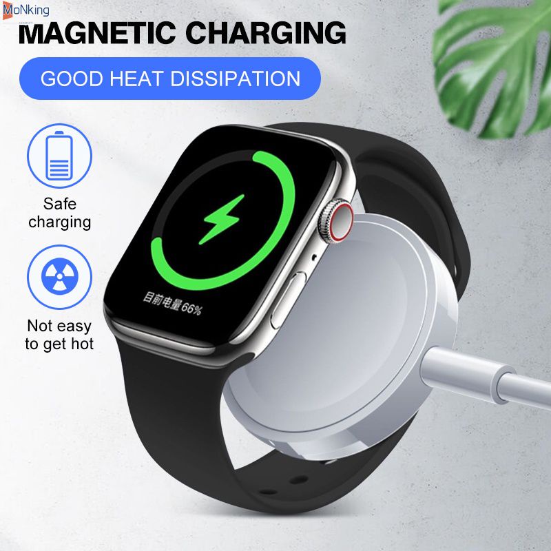 ⭐100% Nguyên Bản⭐2 Trong 1 Apple Dây Sạc Dành Cho IWatch Sạc Không Dây Cáp tương Thích Với Đồng Hồ Apple Series SE/7/6/5/4/3/2/1 ^ MK ^