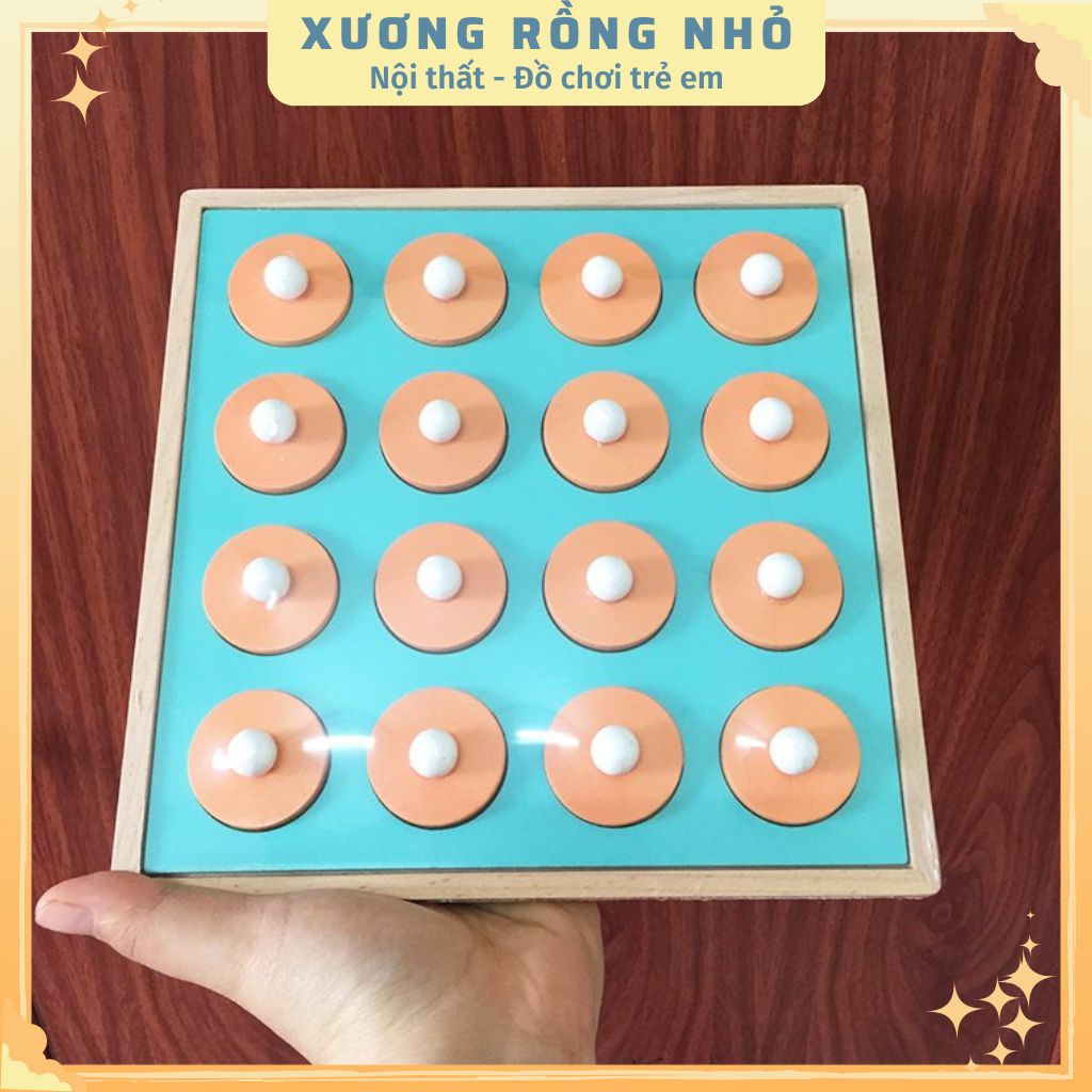 Đồ Chơi Lật Hình Luyện Trí Nhớ Bằng Gỗ Montessori Giúp Bé Rèn Luyện Ghi Nhớ Hình Ảnh 12 Chủ Đề Cho Bé Học