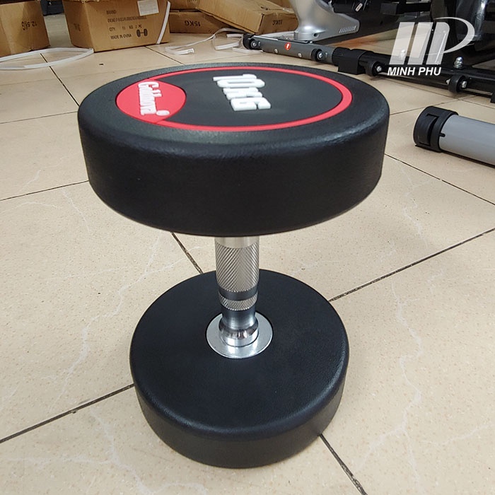 Tạ tay cao cấp Goldnova 10kg ⚡ Dụng cụ tập GYM chuyên nghiệp ⚡ Tạ bọc cao su loại 10kg 1 chiếc