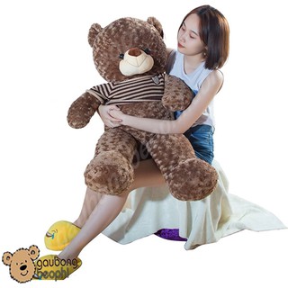 GẤU TEDDY MÀU HẠT DẺ – KHỔ VẢI 1M2 CAO THẬT 1M