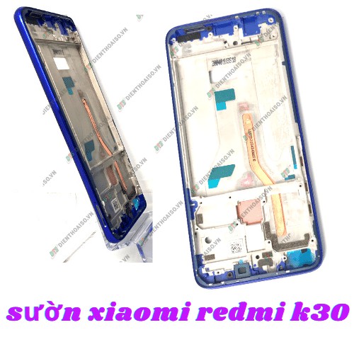 Bộ vỏ dành cho máy xiaomi redmi k30 xanh và  tím