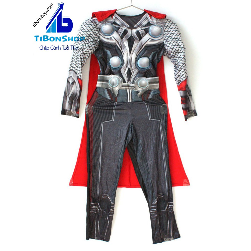 Bộ Đồ Hóa Trang Thor-Thần Sấm Sét - Trang Phục Hóa Trang Halloween Cho Bé Trai