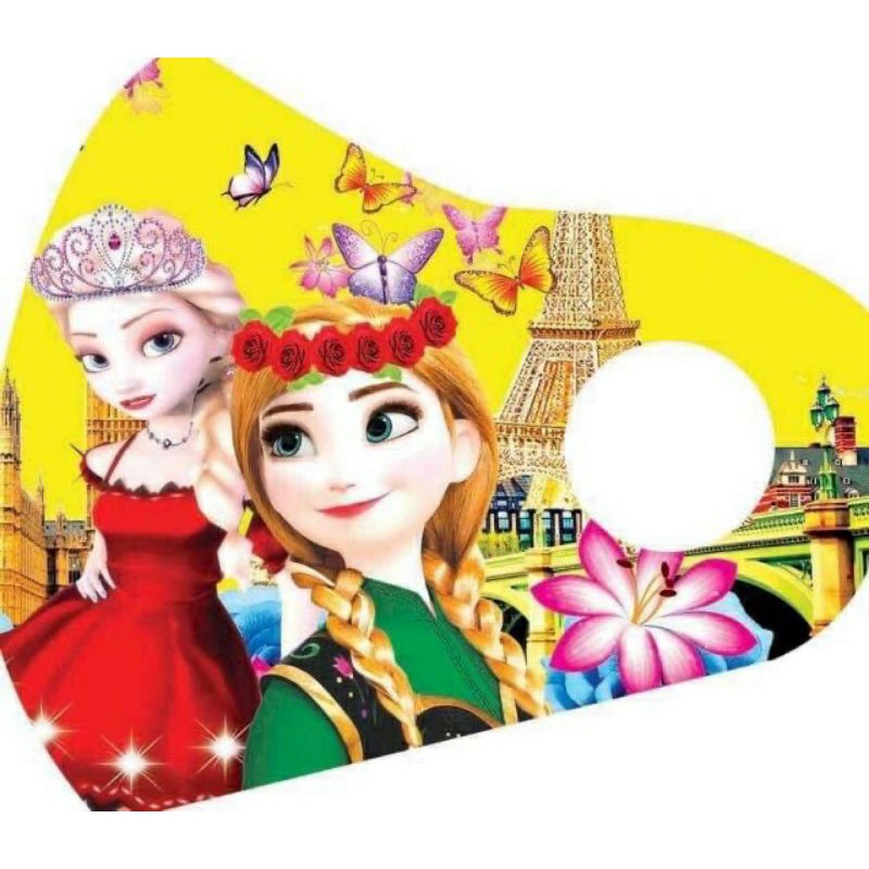Set 10 khẩu trang vải bé trai và bé gái họa tiết in 3D siêu cute | BigBuy360 - bigbuy360.vn