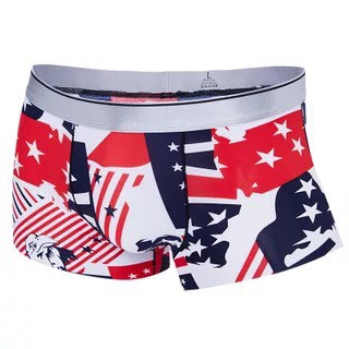 QUẦN SỊP ĐÙI THUN LẠNH NAM FIT4U MẪU ĐẠI BÀNG CỜ SỐ 3