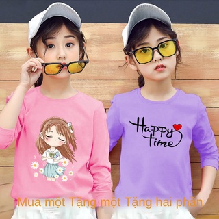 Quần áo thời trang bé gái dài tay trẻ em 2021 tết trung thu xuân