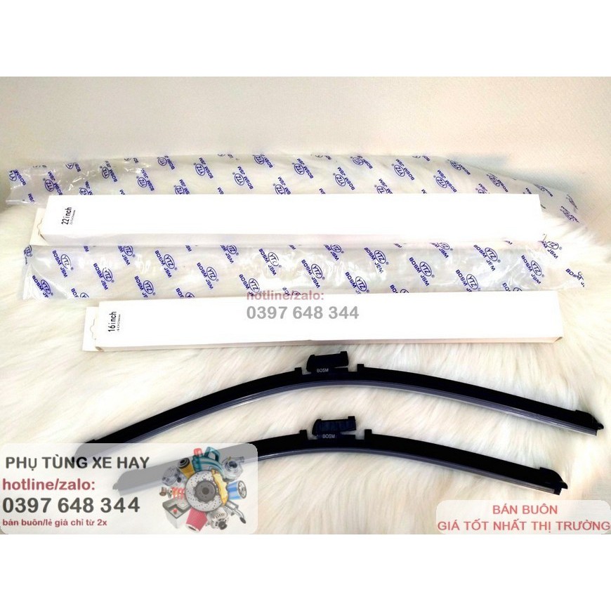 02 Gạt mưa 🌕 silicon 🌕 Ford Ranger ' XLS ' XLT ' Wildtrak ' Raptor  từ 2013 - nay, Everest 2016  nay- Hãng BOSM  DOLY